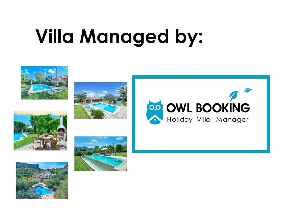 Owl Booking Villa La Font - Relax With A Big Pool Pollenca Exterior photo